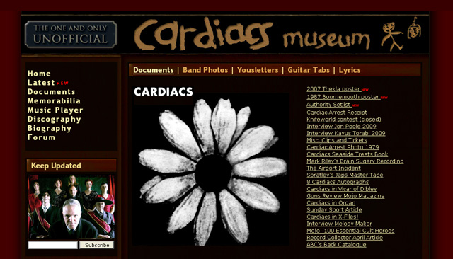 cardicacs museum website