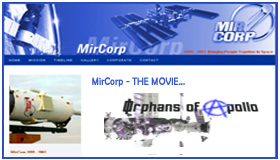 space corporation website design