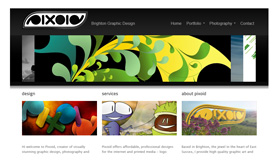 Brighton graphic designer website